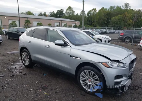 2019 Jaguar F-Pace 25T Premium из США, поврежденный, VIN SADCJ2FX4KA612942